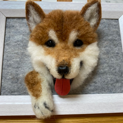 愛犬ちゃんのそっくりなリアルなペット人形をお作りします！　羊毛フェルト　犬　オーダー　ぬいぐるみ　愛犬　　ペット　リアル 6枚目の画像