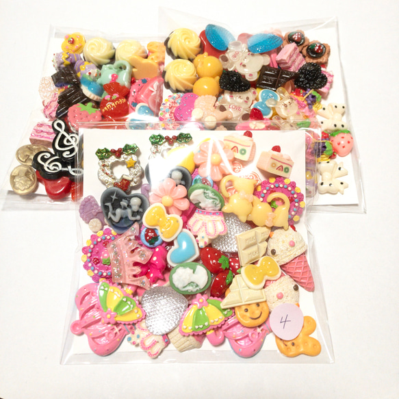 デコパーツアソート 50個 デコパーツ *chamy pop* 通販 15241080  