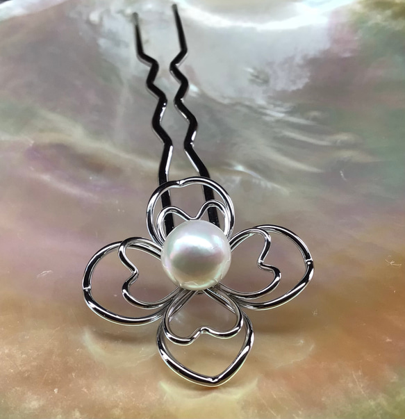 10㎜大珠】あこや真珠 かんざし かんざし Maruyama Pearl 通販  