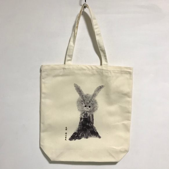 徳川家光 家光うさぎ 兎図 ポリキャンバストートバッグMサイズ トート 