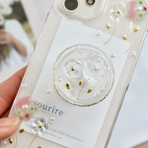 押し花 スマホグリップ❁✿  オーダーページ 押し花 スマホグリップ❁✿ オーダーページ