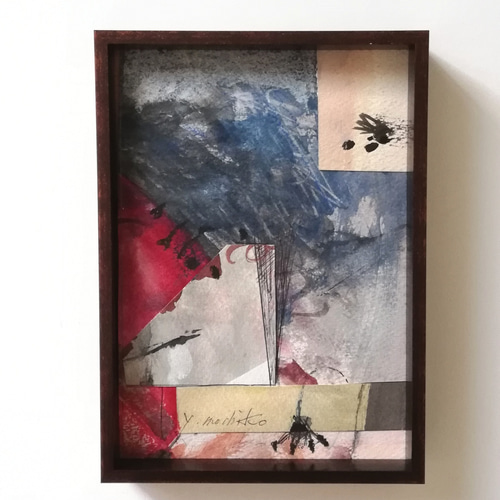 水彩画原画額絵》コラージュ・インテリア 絵画 Matiere 通販 15241706