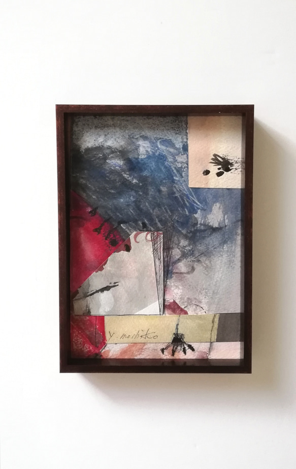 水彩画原画額絵》コラージュ・インテリア 絵画 Matiere 通販