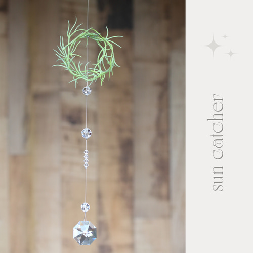 八角形32㎜スワロフスキー◇サンキャッチャー◇北欧インテリア