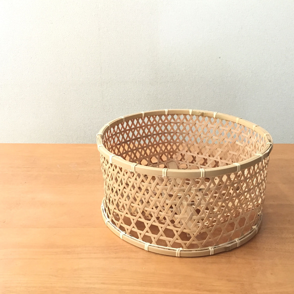 【受注制作】竹細工茶碗かご　大型 1枚目の画像