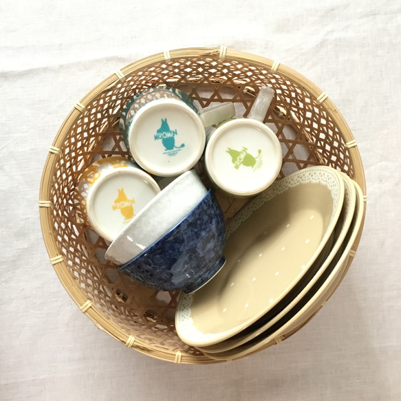 【受注制作】竹細工茶碗かご　大型 5枚目の画像