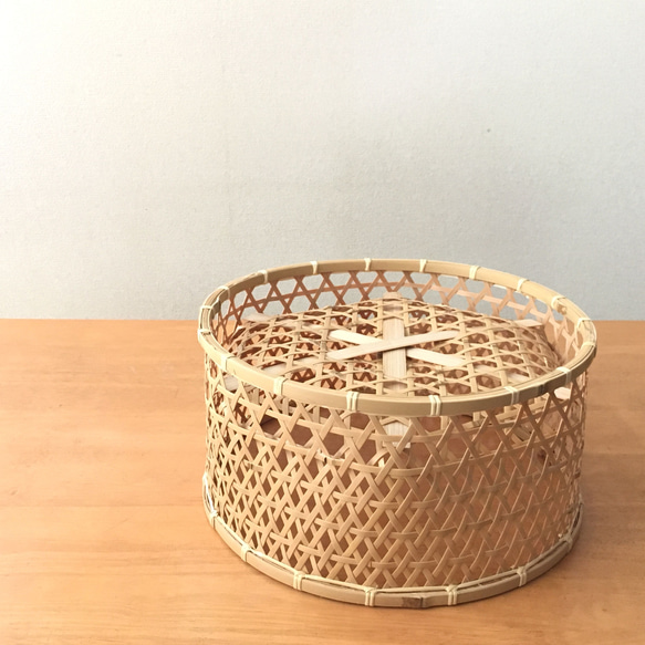 【受注制作】竹細工茶碗かご　大型 3枚目の画像