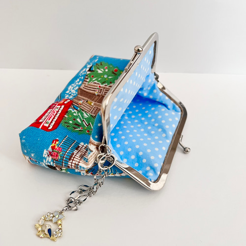 キャスキッドソン がま口財布 ロンドンシーン 財布 Creema クリスマス