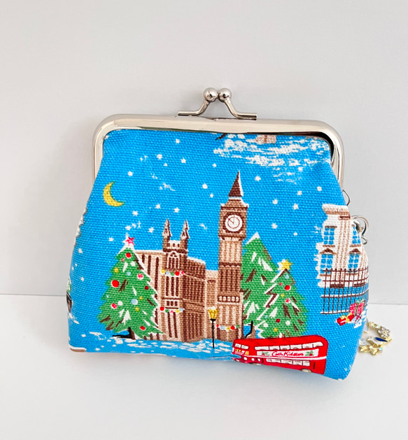 キャスキッドソン がま口財布 ロンドンシーン 財布 Creema クリスマス