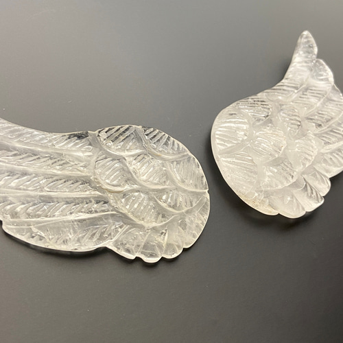 幸運の天使の羽（天然石クリスタル・水晶） #053 その他インテリア雑貨