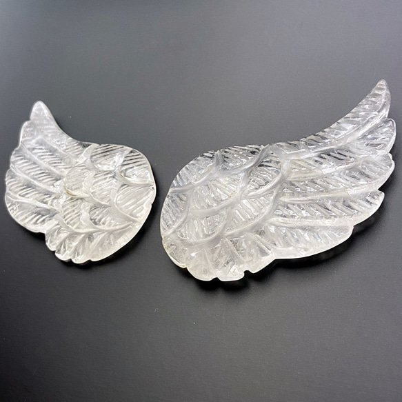幸運の天使の羽（天然石クリスタル・水晶） #053 6枚目の画像
