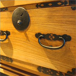 日式抽屜櫃古董櫃子實木時尚日式裝飾置物架日式現代昭和復古家具老工具老家具 第4張的照片