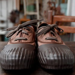 free+淺咖 重機鞋 功能性防水鞋 露營 下雨不怕 雨天 防水男款 第9張的照片
