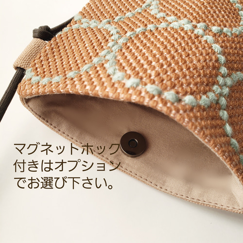 スマホショルダー ミナペルホネン タンバリン スマホポシェット