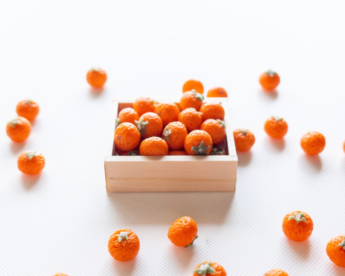 No.1597　選べるみかん　ミニチュア　デコパーツ No.1597 選べるみかん ミニチュア デコパーツ ミニチュアフード みかん