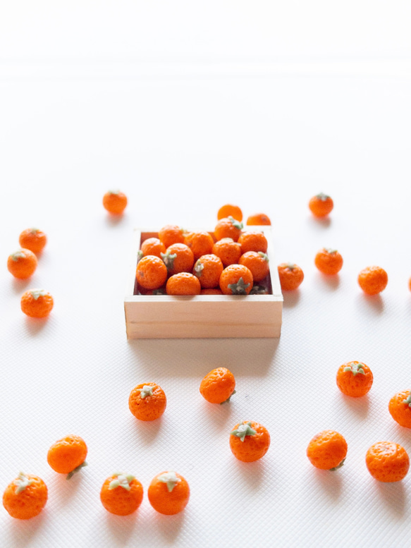 ミニチュアフード みかん25個 ミニチュア その他雑貨 larkrevo