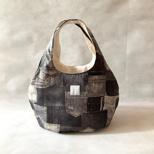 ご確認用2wayデニム地 コロリンバッグ