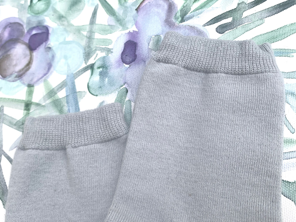 【ジュニパーベリー染め】シルクコットンあたためソックス【Organic Cotton＆Silk】 2枚目の画像