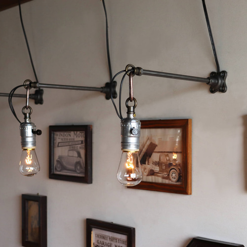 取り付け工事不要/コンセント】USAヴィンテージインダストリアル