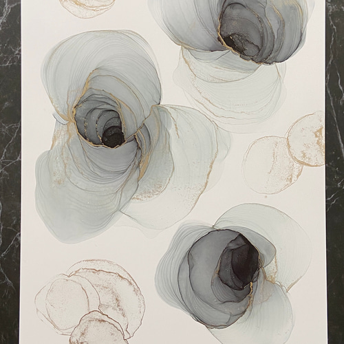 専用　アルコールインクアート アルコールインクアート その他アート ink art asami 通販