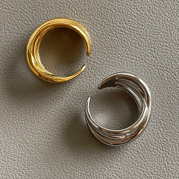 つけっばなし♪ＯＫ！金属アレルギー対応　316L サージカルステンレス ヴィンテージ デザイン リング 指輪 10枚目の画像