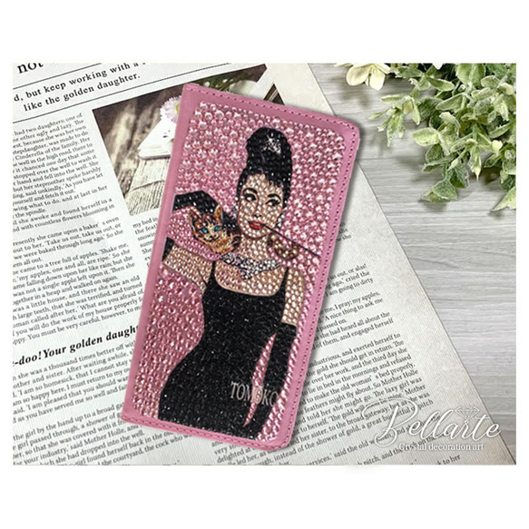 オードリーヘップバーン×スワロフスキークリスタル×スマホケース ご了承ください