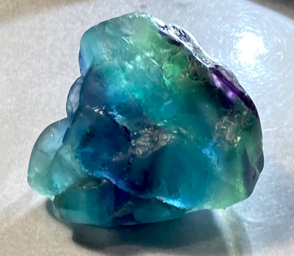 受験御守り✨ マルチカラー フローライト 蛍石 原石 ラフストーン