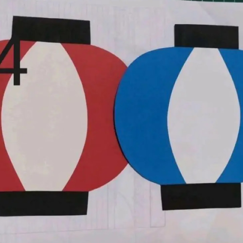 大きめ夏祭り27点セット 壁面飾り 型紙 桃🍑 通販 15244190｜Creema  