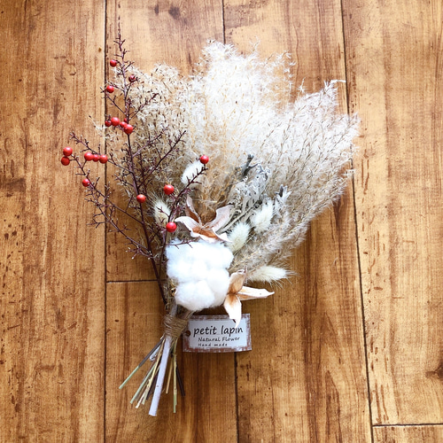 専用＊グリーン＆木の実 ドライフラワースワッグ(横型) 専用＊グリーン＆木の実 ドライフラワースワッグ(横型)