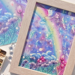 水彩画・原画「薔薇とバレリーナ」 絵画 tami suzukake 通販 18183967