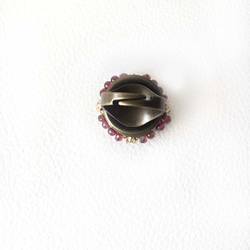 大金黃榴石石榴石戒指（戒指）寶石品質圓珠戒指母親節禮物 第8張的照片
