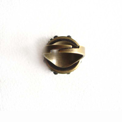インカローズリング 大粒 ボリューム リング 天然石 フリーサイズ ビーズ 指輪(リング) 7月誕生石 9枚目の画像