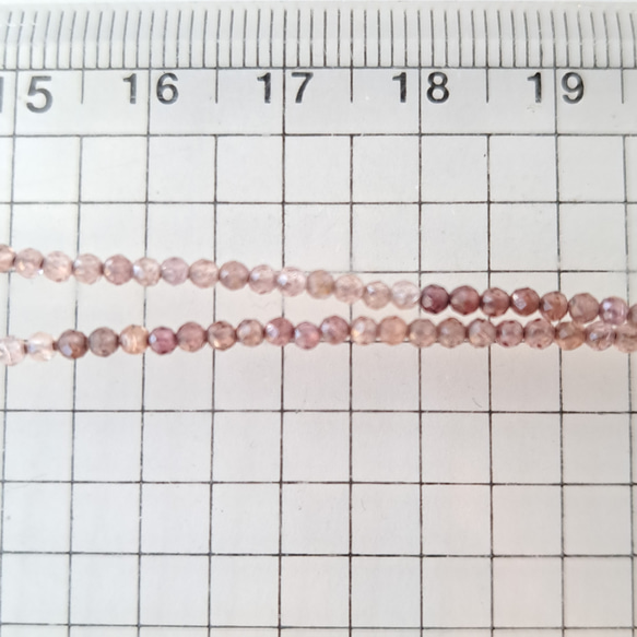 高品質ニュアンスカラースピネルAAA-　ラウンドカット2mm 20個 4枚目の画像