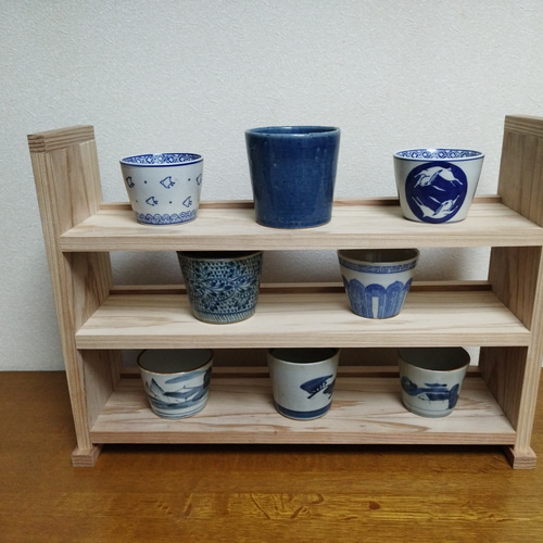 【一点物】蕎麦猪口　食器棚 一点物】【職人手製】蕎麦猪口 食器棚 棚・シェルフ・ラック