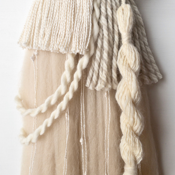 [獨一無二的物品] 浮木編織掛毯“奶茶，f。” 第3張的照片