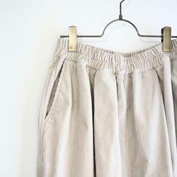 cotton corduroy flag flap pants (fog) 4枚目の画像