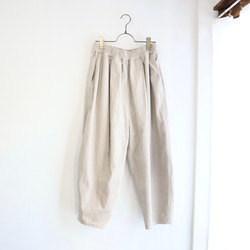 cotton corduroy flag flap pants (fog) 2枚目の画像