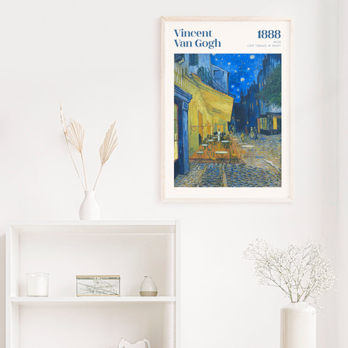 ゴッホ 夜のカフェテラス Cafe Terrace at Night アートポスター