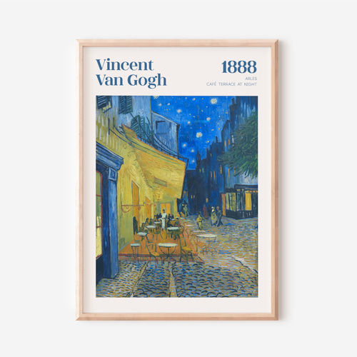 ゴッホ 夜のカフェテラス Cafe Terrace at Night アートポスター