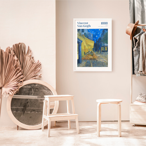 ゴッホ 夜のカフェテラス Cafe Terrace at Night アートポスター