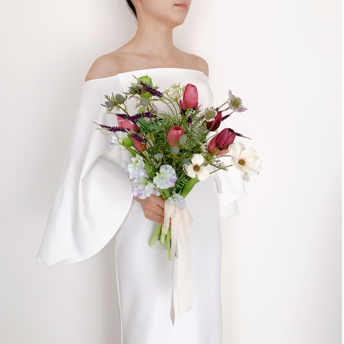 チューリップ　ブーケ　ブートニア チューリップブーケ ブートニア♡ブーケ 結婚式 チューリップ