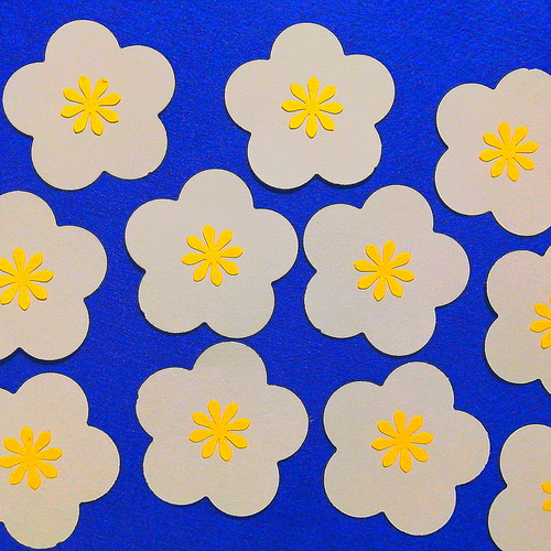 梅の花 壁飾り 季節の飾り 壁面飾り イベント #SHOPmako 梅の花 壁飾り 季節の飾り 壁面飾り イベント #SHOPmako