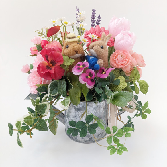 母の日に贈る】うさぎ・ カーネーション プレゼント/ギフト