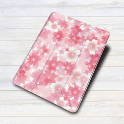iPadケース 【桜満開 】手帳型ケース ※2タイプから選べます 3枚目の画像