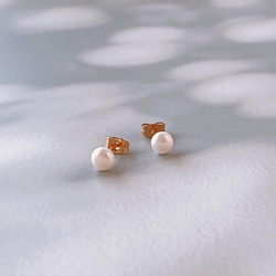 ポメころび◆シトリン×淡水パールピアス✧ツイストドロップカット amphora / バロックパール×ペリドットシルバーピアス 18KGF