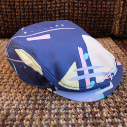 幾何学柄ハンチング(geometry pattern hunting cap) 1枚目の画像