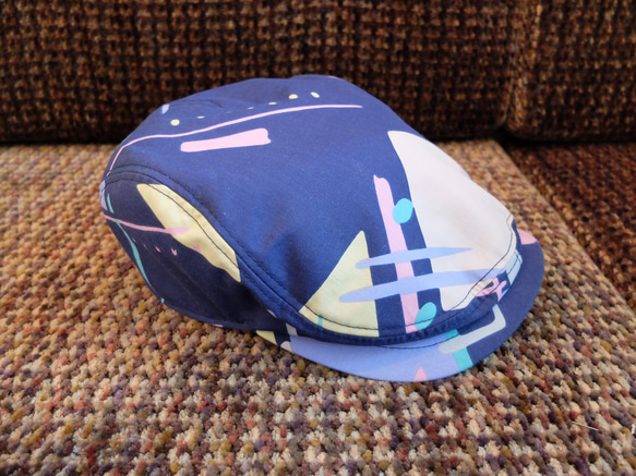 幾何学柄ハンチング(geometry pattern hunting cap) 1枚目の画像