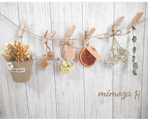 SALE! Spring 春うらら ミモザとアストランティアのブランコ SALE! Spring 春うらら ミモザとアストランティアのブランコ