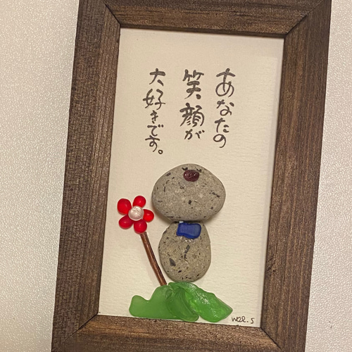 WOL.S シーグラスアート お地蔵さん その他インテリア雑貨 WOL.S