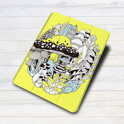 iPadケース 【うさぎとキノコの森】坂本奈緒 手帳型ケース ※2タイプから選べます 3枚目の画像
